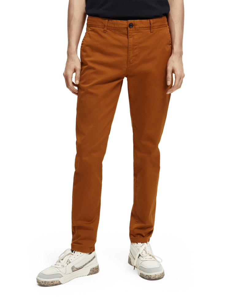 Charlie - Flat-Front Stretch Cotton Chino - Tailored / Slim Fit - Shor –  ForTheFit.com